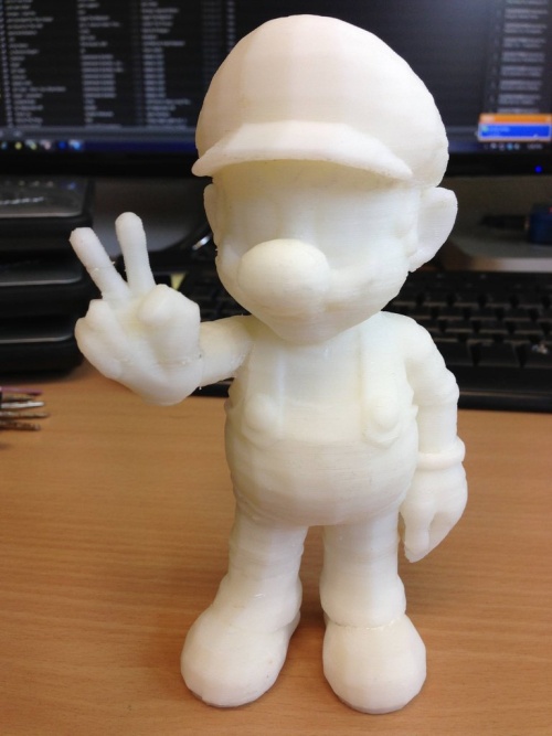 Scale model 3D printed in PLA